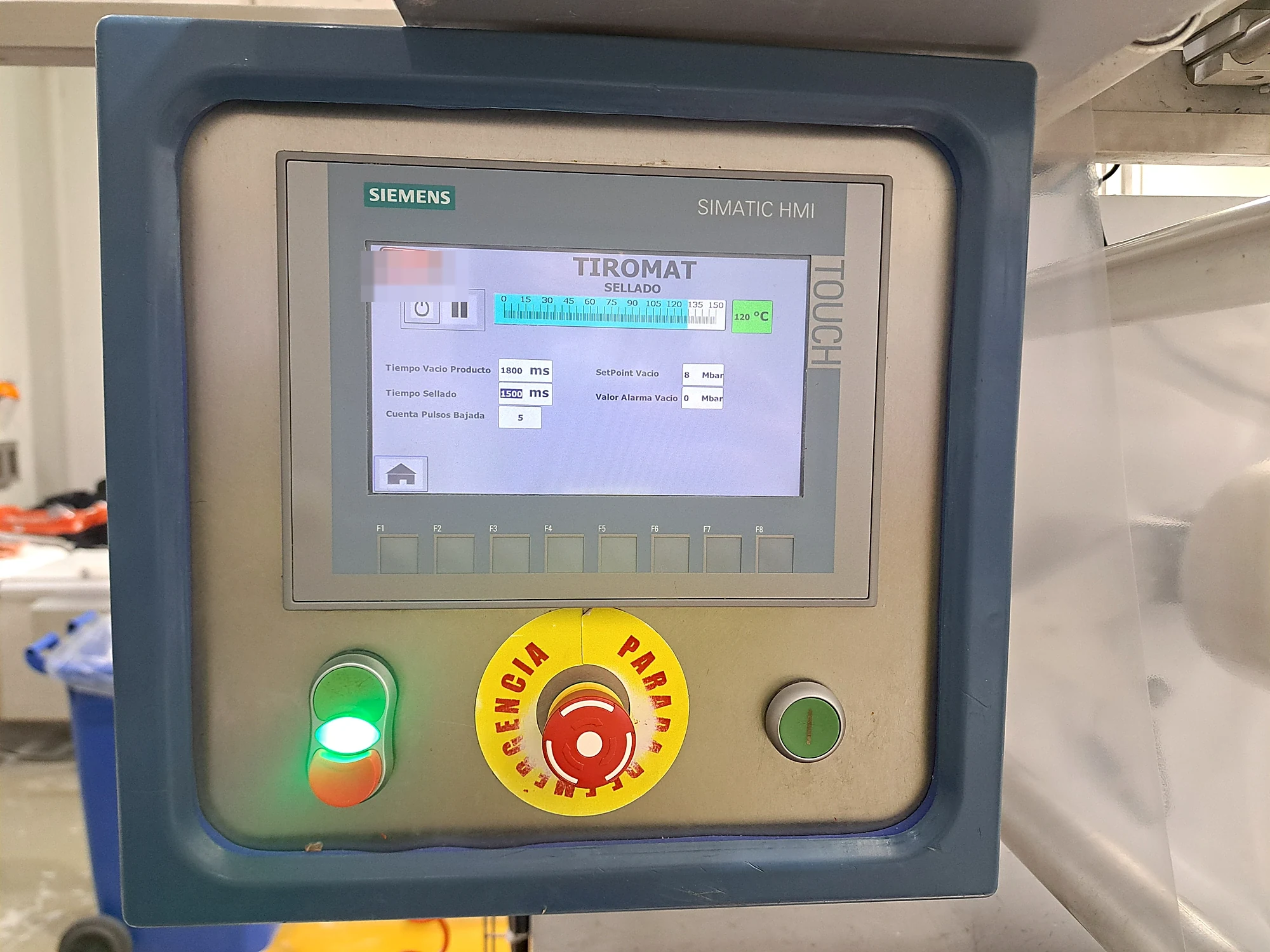 HMI KTP700 Basic de la máquina envasadora al vacío